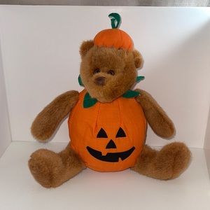 Pumpkin Teddy Bear Plush